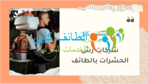 شركات رش الحشرات بالطائف